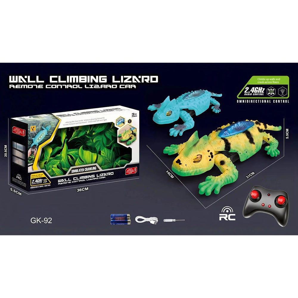 RC Wall Climbing Lizard Toy