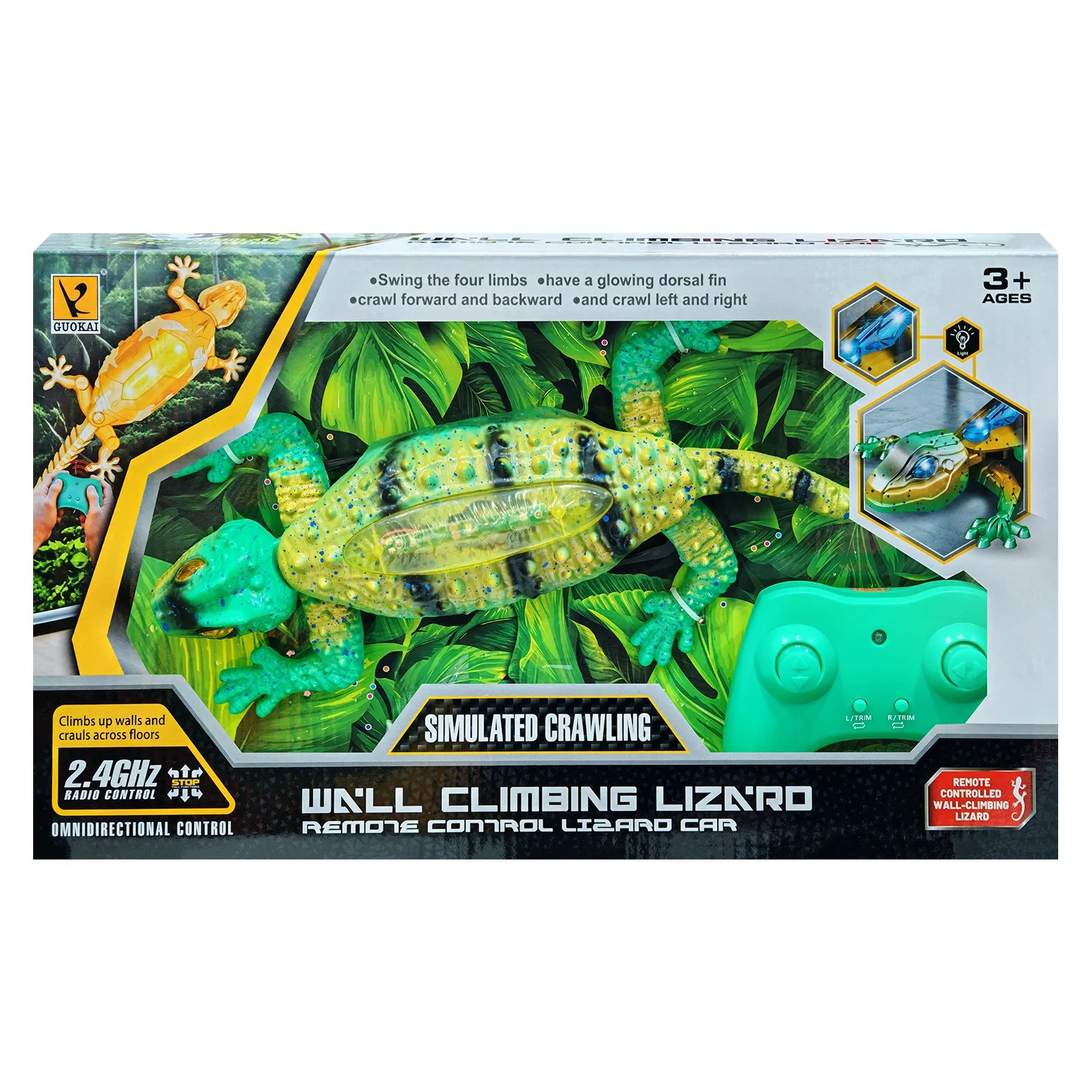 RC Wall Climbing Lizard Toy