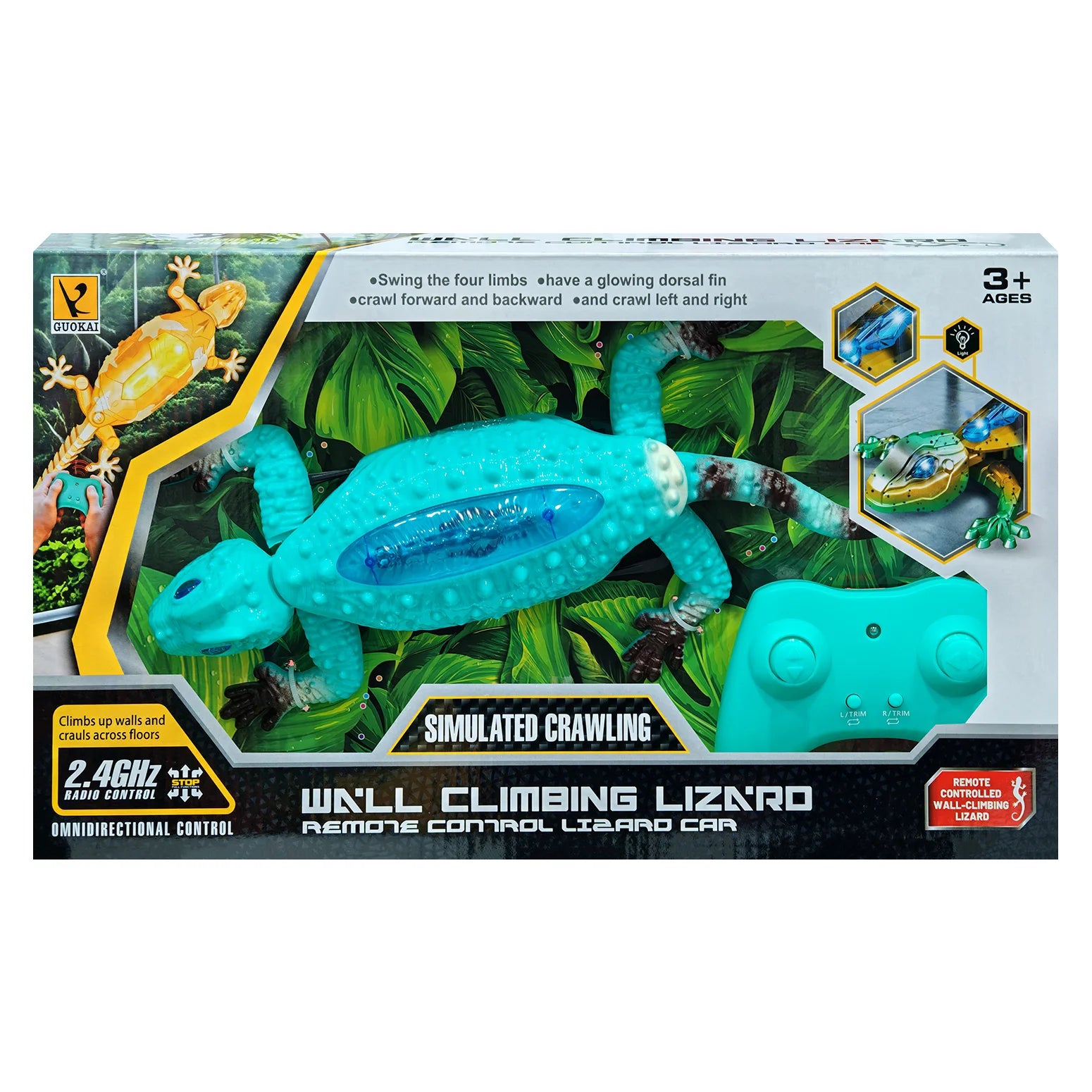 RC Wall Climbing Lizard Toy