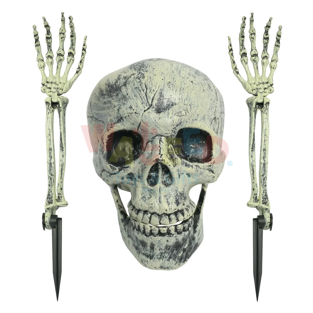 Realistic Skeleton Stakes Halloween Decoration