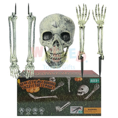 Realistic Skeleton Stakes Halloween Decoration