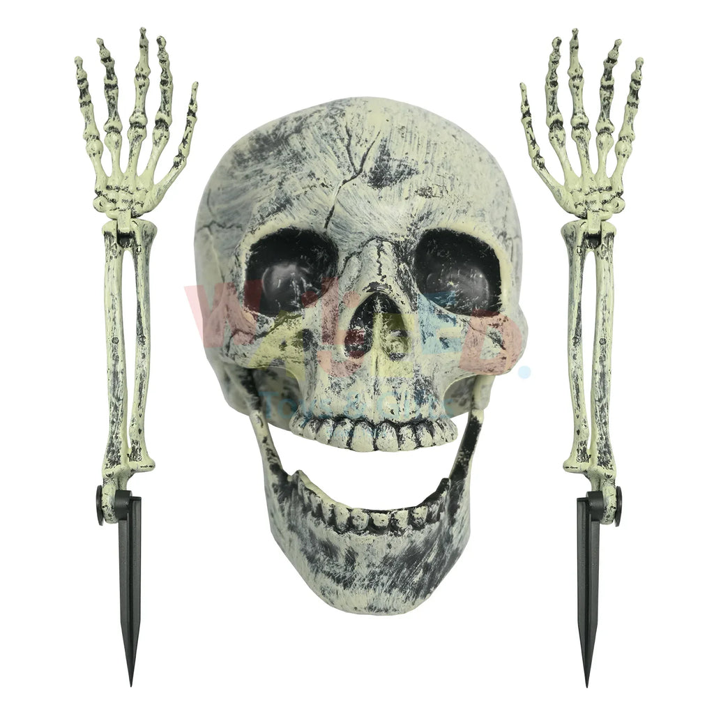 Realistic Skeleton Stakes Halloween Decoration