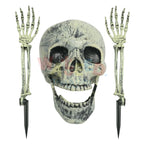 Realistic Skeleton Stakes Halloween Decoration