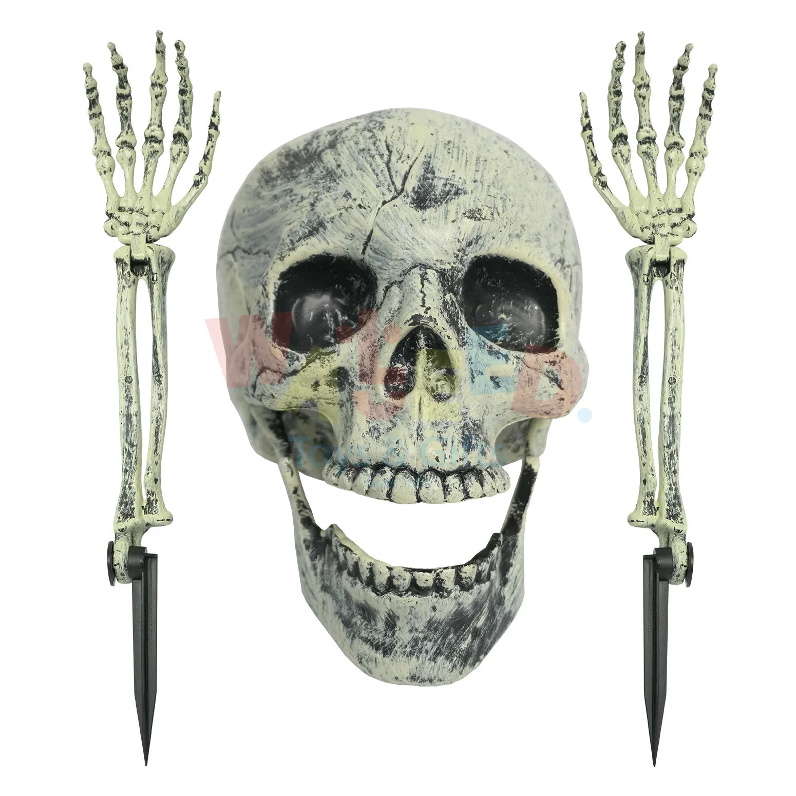 Realistic Skeleton Stakes Halloween Decoration