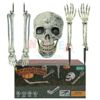 Realistic Skeleton Stakes Halloween Decoration