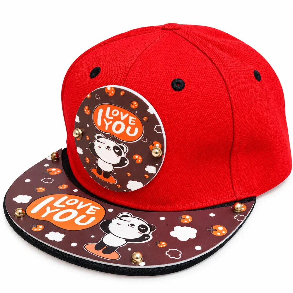 Red Cartoon Kids Cap
