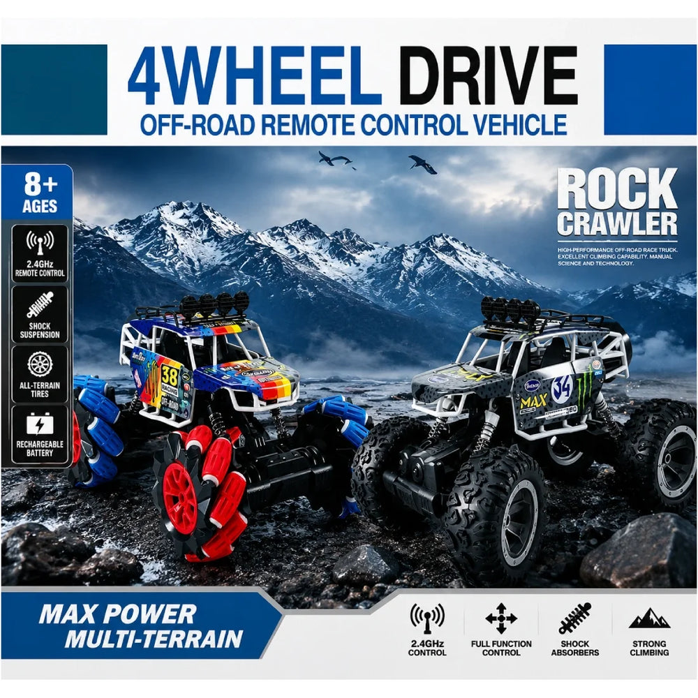Remote Control 4x4 WD with Meconium Wheel Car