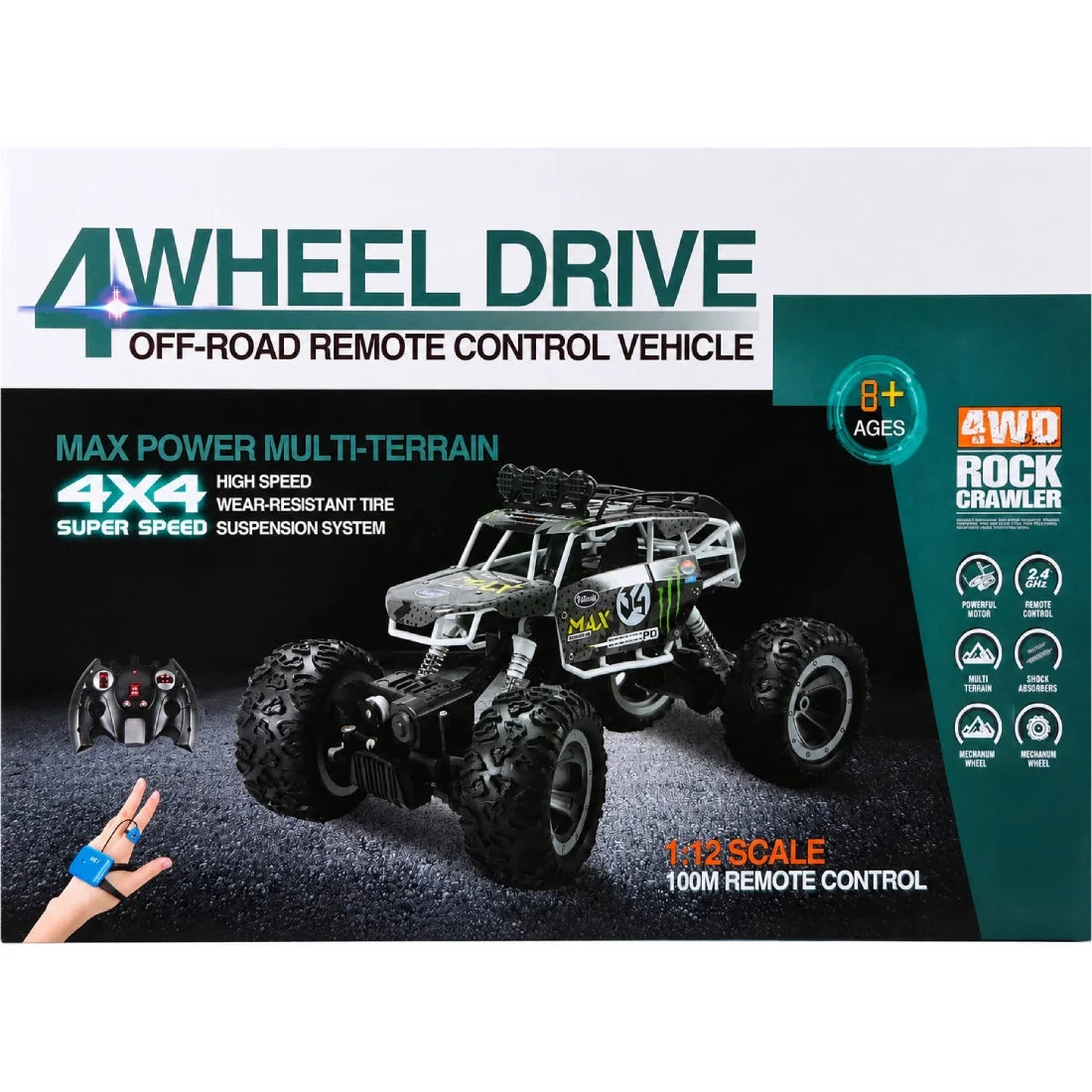 Remote Control 4x4 WD with Meconium Wheel Car