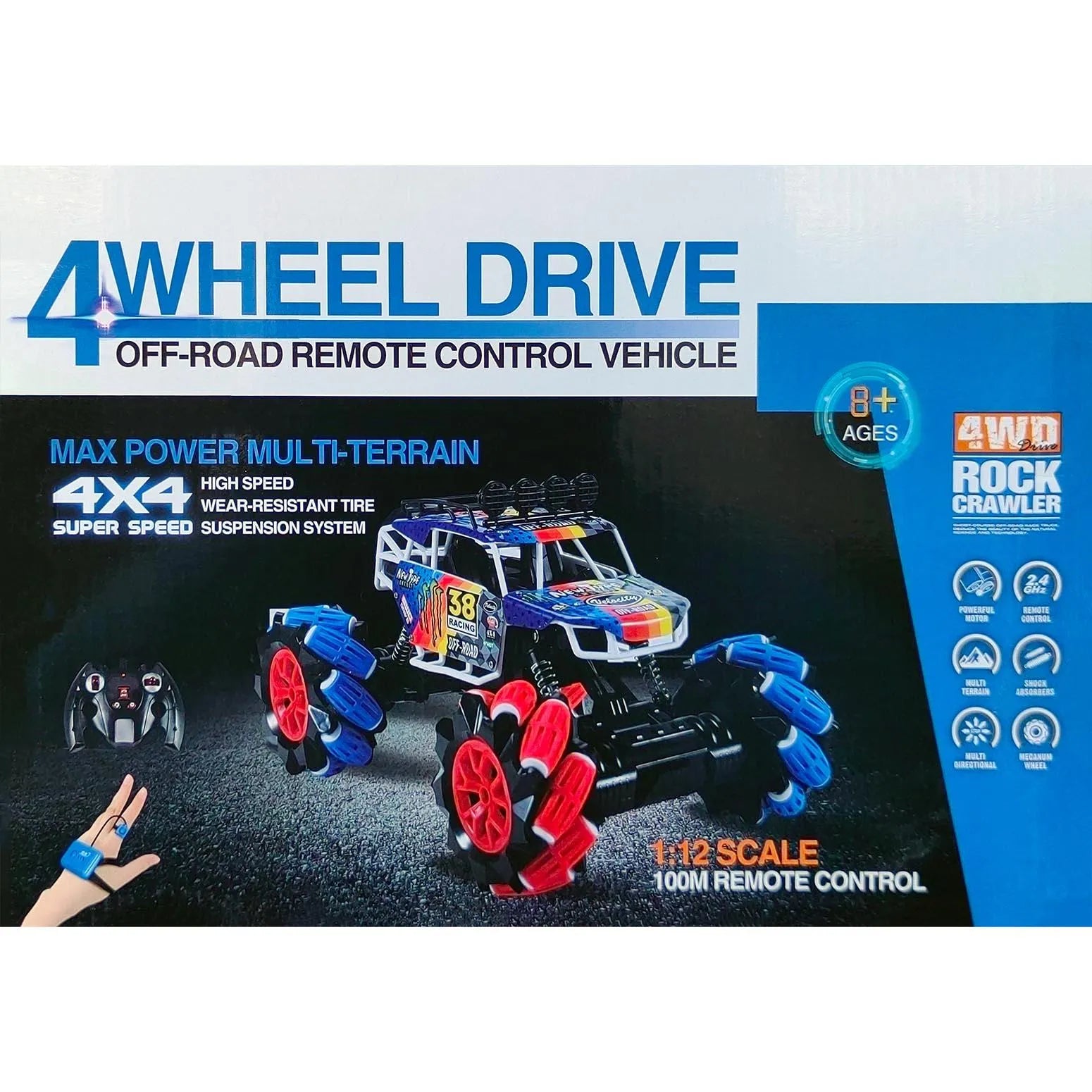 Remote Control 4x4 WD with Meconium Wheel Car