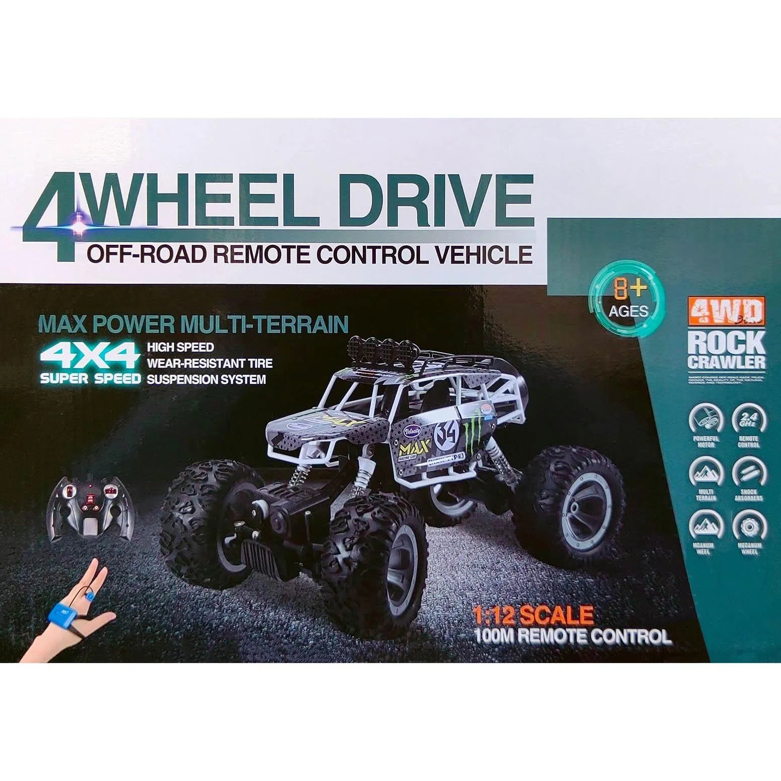 Remote Control 4x4 WD with Meconium Wheel Car