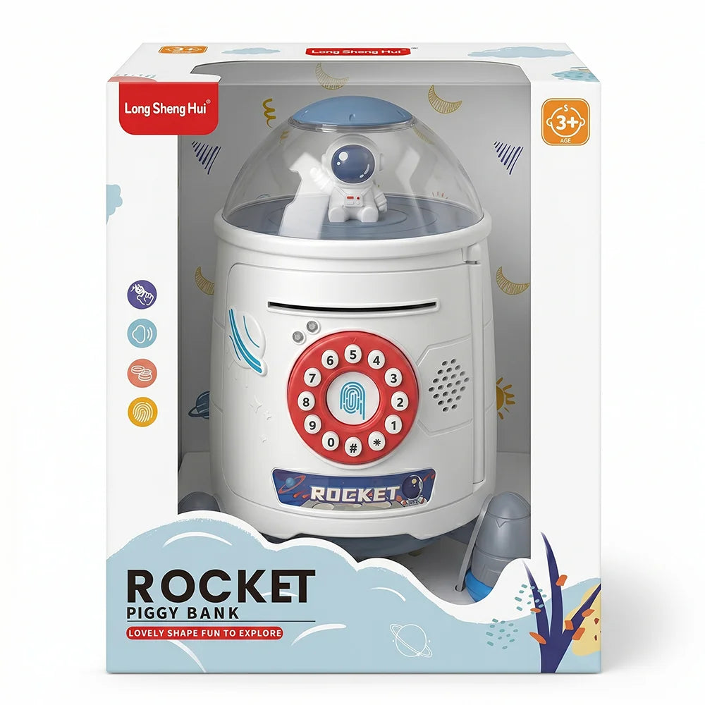 Rocket Piggy Bank