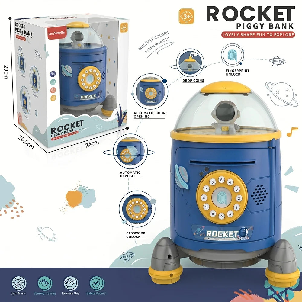Rocket Piggy Bank