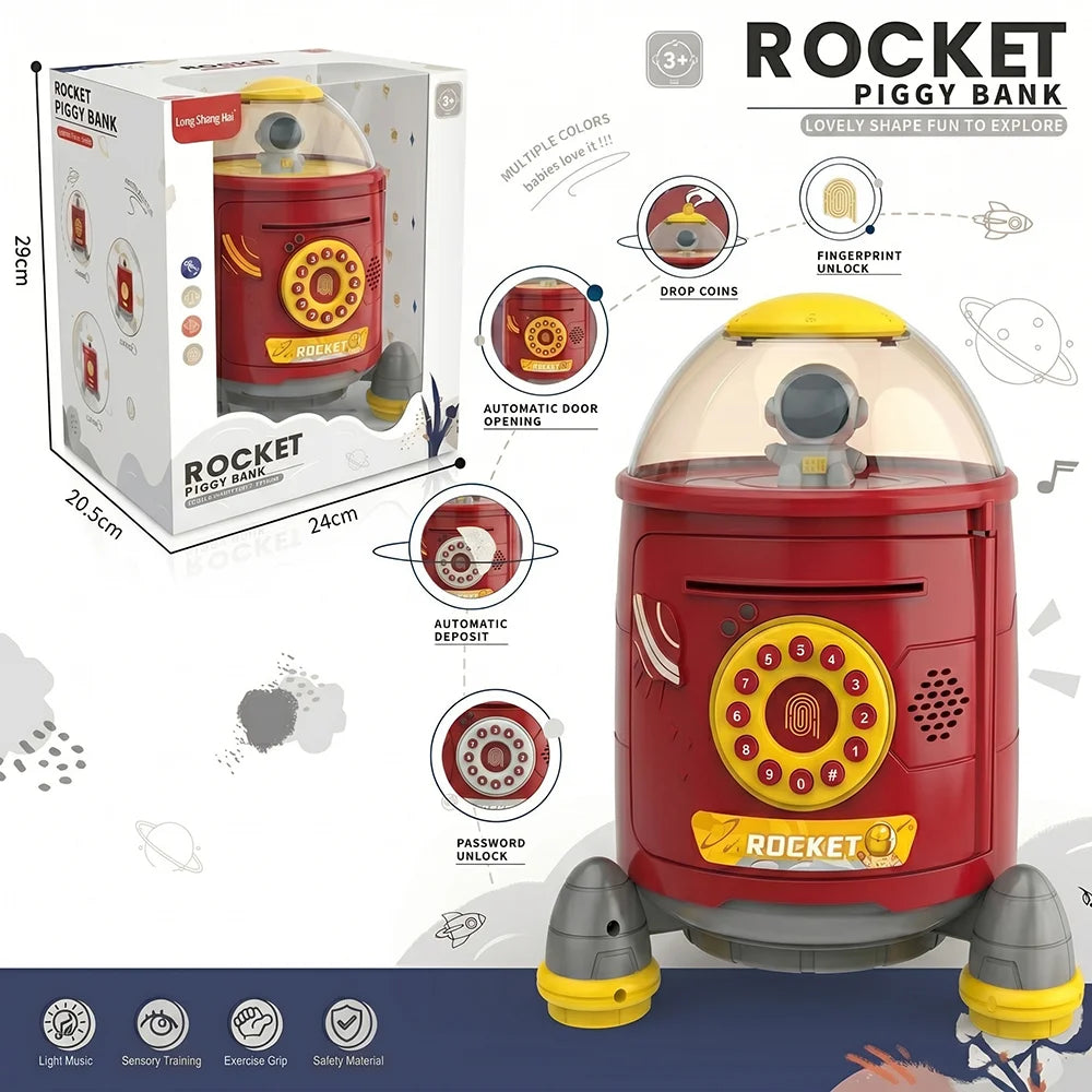 Rocket Piggy Bank