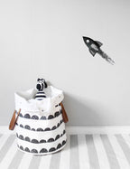 Nearly Black Rocket Wall Sticker