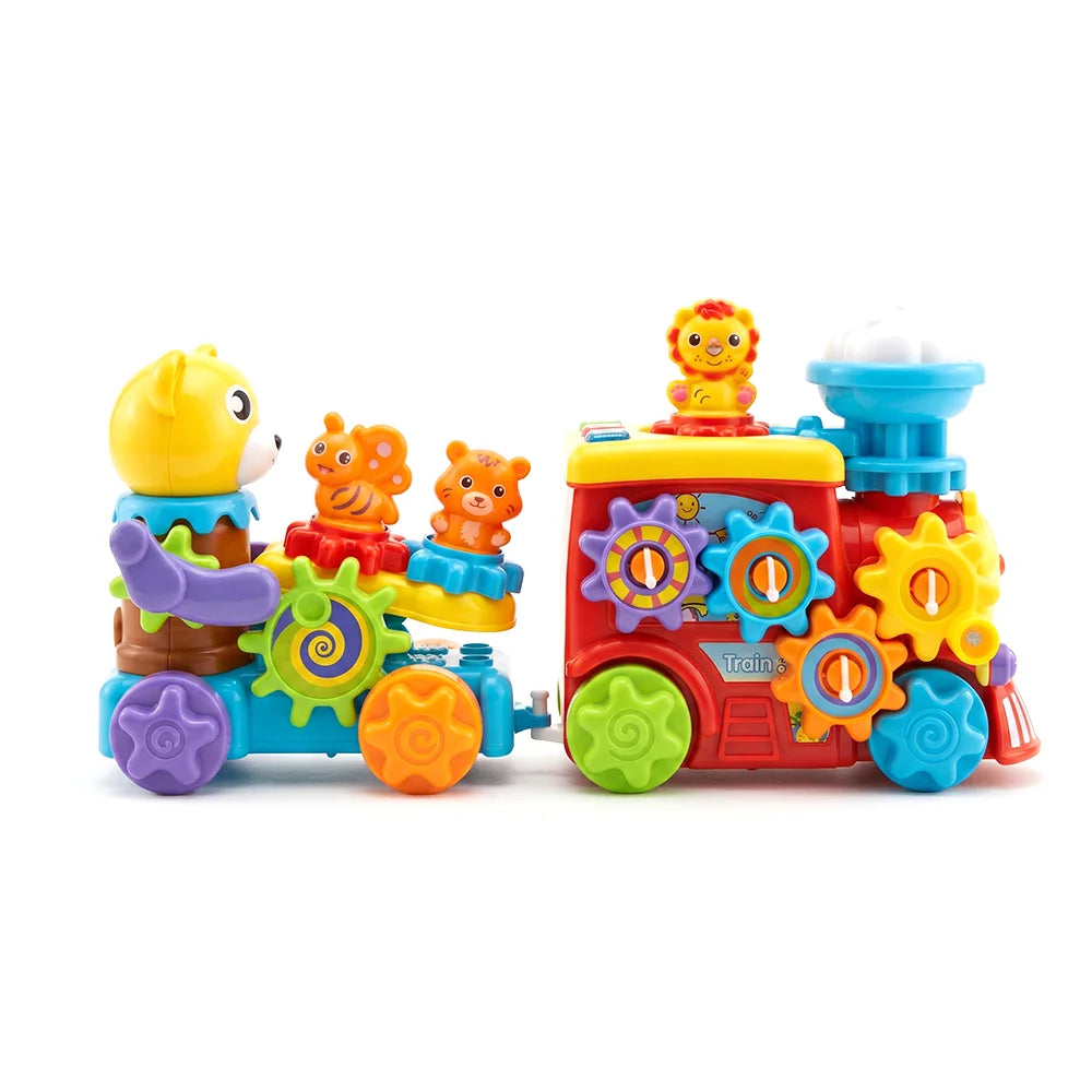 Roll & Assemble Animal Train