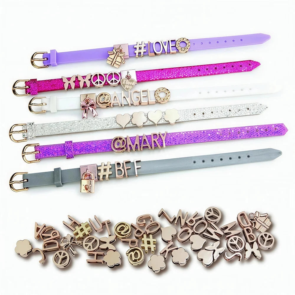 Rose Gold Message Bracelets Kit