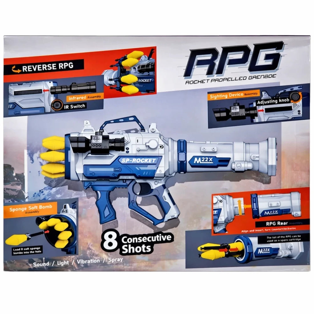 RPG Rocket Launcher Toy for Kids