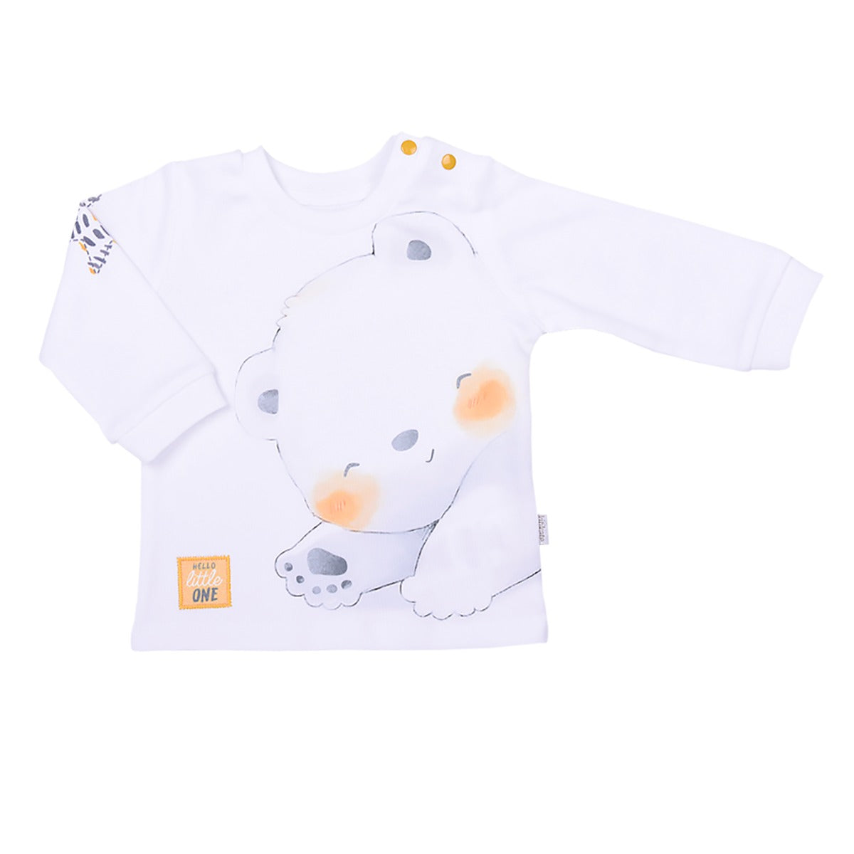 Kitikate Organic Polar Bear3 Pcs Set ECRU