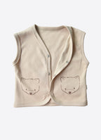 Kitikate ORGANIC RACCOON 4 PCS SET NATURAL-BEIGE