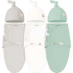 Sage Soothe Baby Swaddles 0-3 Months with Knot Hat