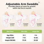 Sage Soothe Baby Swaddles 0-3 Months with Knot Hat