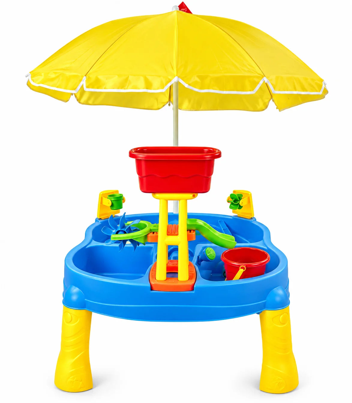 Sand & Water Play Table with Umbrella – 21 Pcs