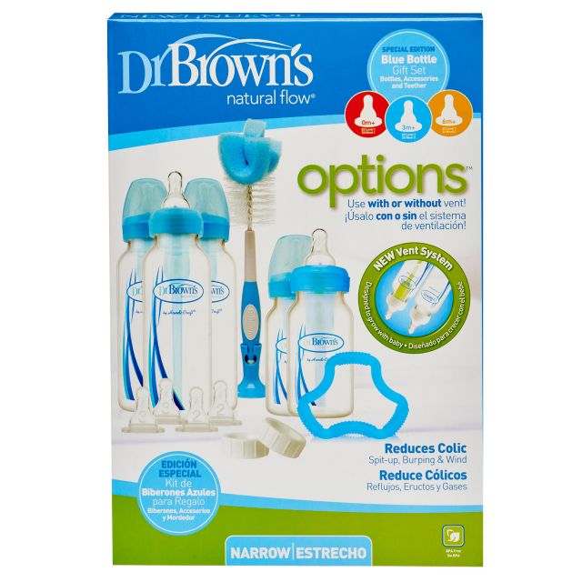 dr browns PP "Options" Narrow-Neck Bottle BLUE