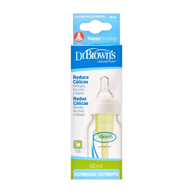 dr browns 2 oz / 60 ml PP Narrow-Neck "Options" Baby Bottle