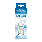 Dr.Brown's 2 oz/60 mL Glass Narrow Options+ Baby Bottle, 1Pack 1