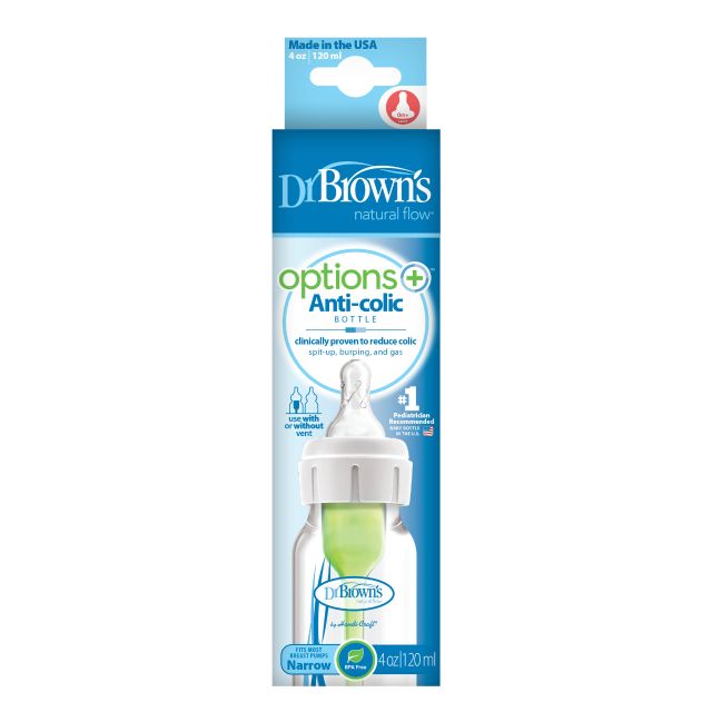 drbrowns 4 oz / 120 ml PP Narrow-Neck "Options" Baby Bottle