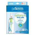 drbrowns 8 oz / 250 ml PP Narrow-Neck "Options" Baby Bottle, 3-Pack