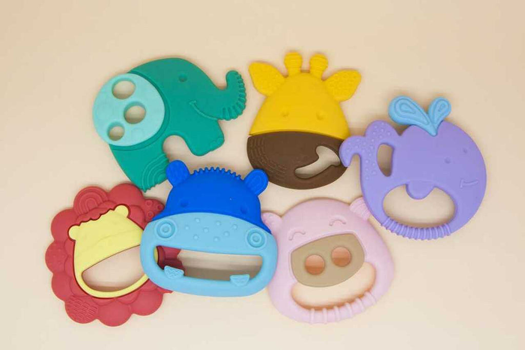 Blue Hippo Sensory Teether