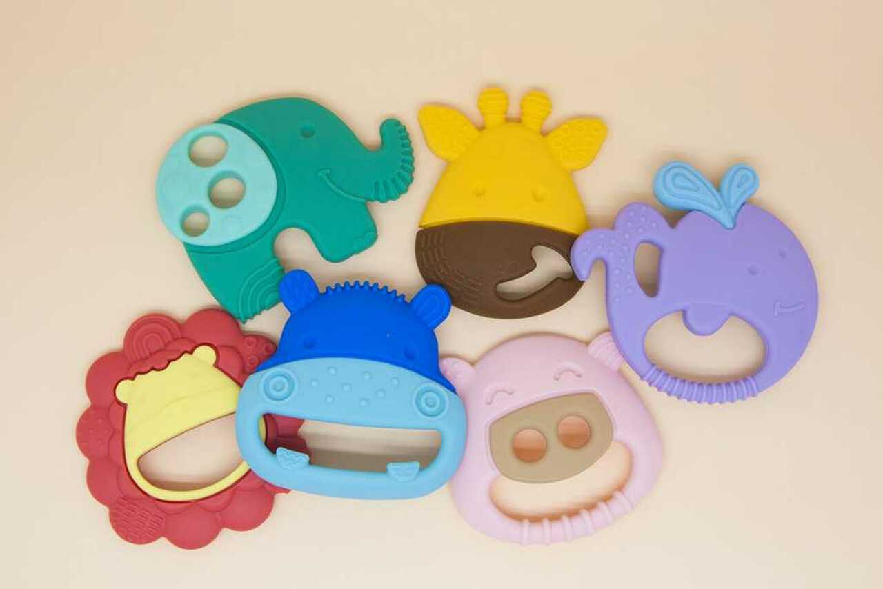 Blue Hippo Sensory Teether