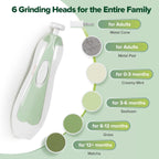 Haakaa Baby Nail Care Kit - Meadow - Battery Operated 1
