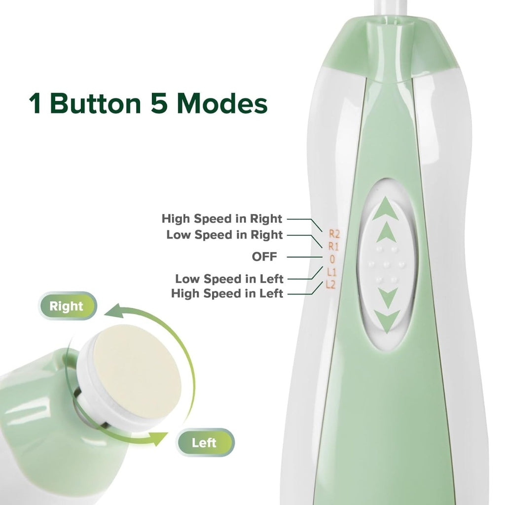 Haakaa Baby Nail Care Kit - Meadow - Battery Operated 1