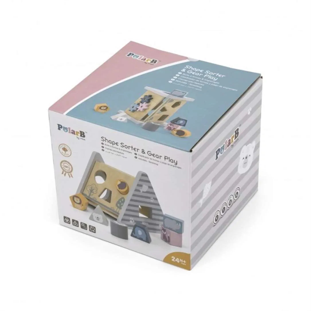 Viga Shape Sorter & Gear Play