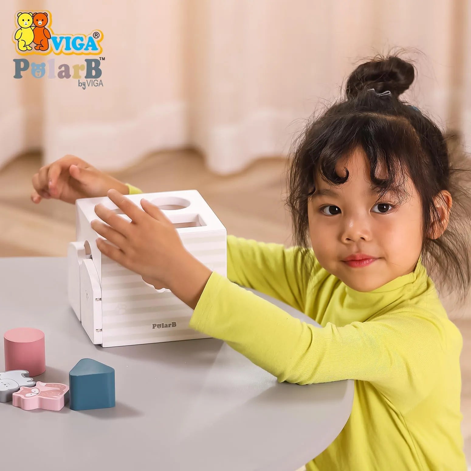 Viga Shape Sorter with Music Blocks