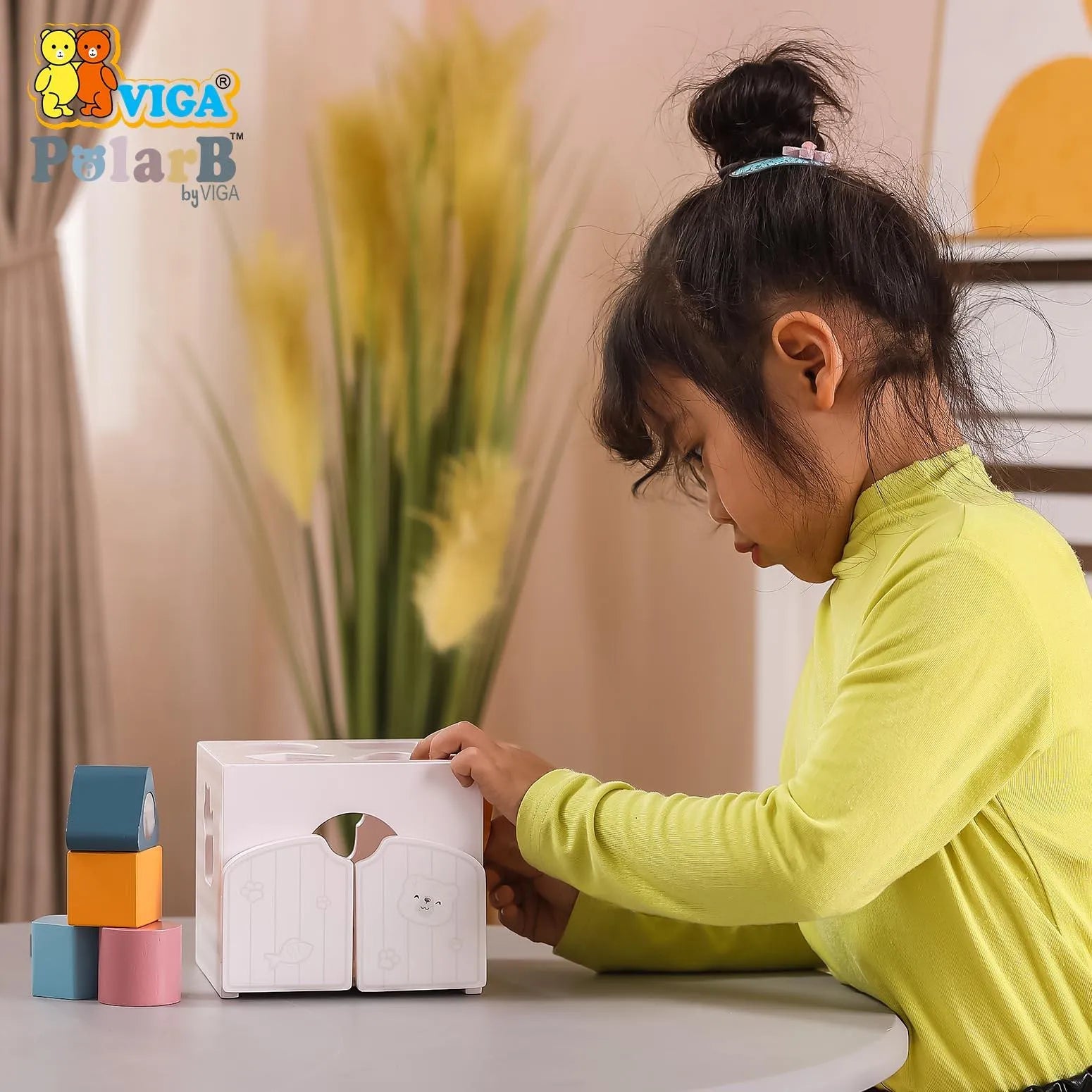 Viga Shape Sorter with Music Blocks