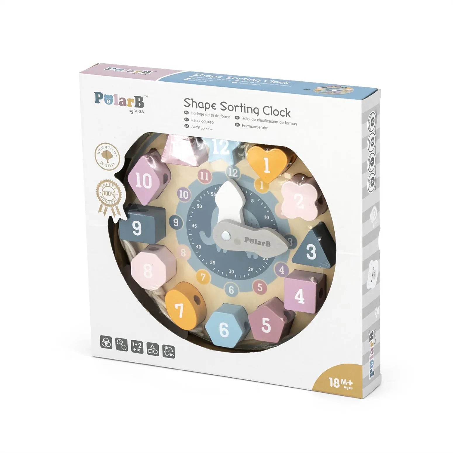 Shape Sorting Clock