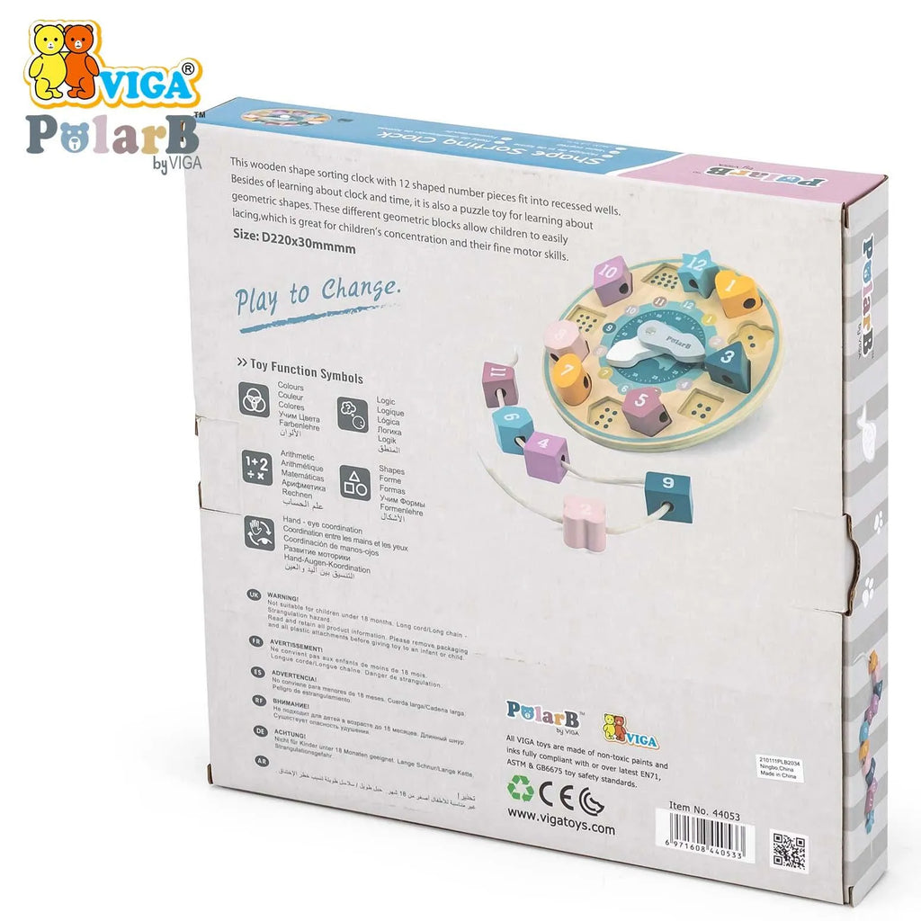 Shape Sorting Clock