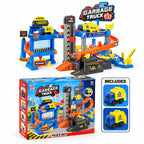 Shark Attack Parking Garage with Elevator – 12 Die-Cast Cars
