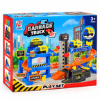 Shark Attack Parking Garage with Elevator – 12 Die-Cast Cars