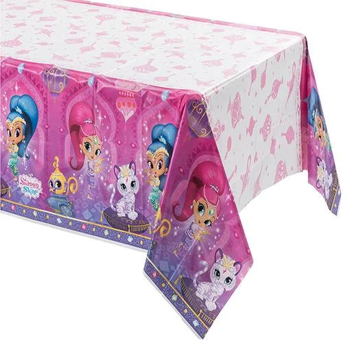 SHIMMER&SHINE PLASTIC TABLE COVER
