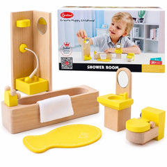 SHOWER ROOM WOODEN PLAY SET