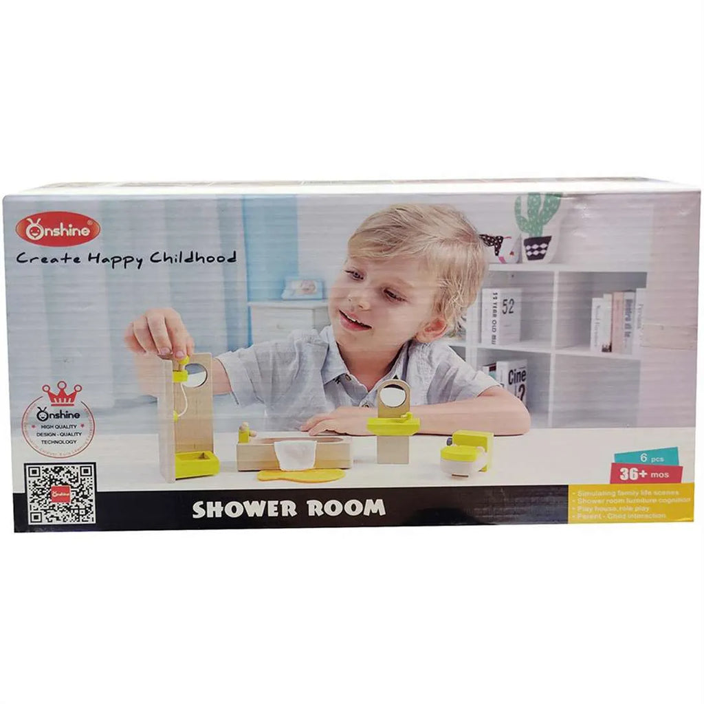 SHOWER ROOM WOODEN PLAY SET