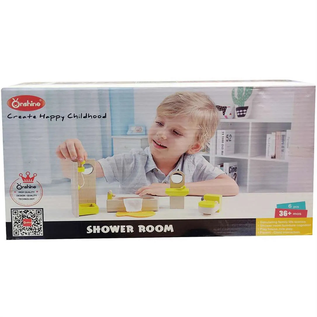 SHOWER ROOM WOODEN PLAY SET
