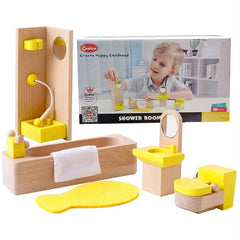 SHOWER ROOM WOODEN PLAY SET