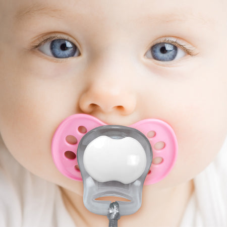 Silibeads Black Car Pacifier Clip