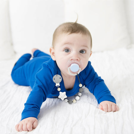 Silibeads Star Pacifier Clip