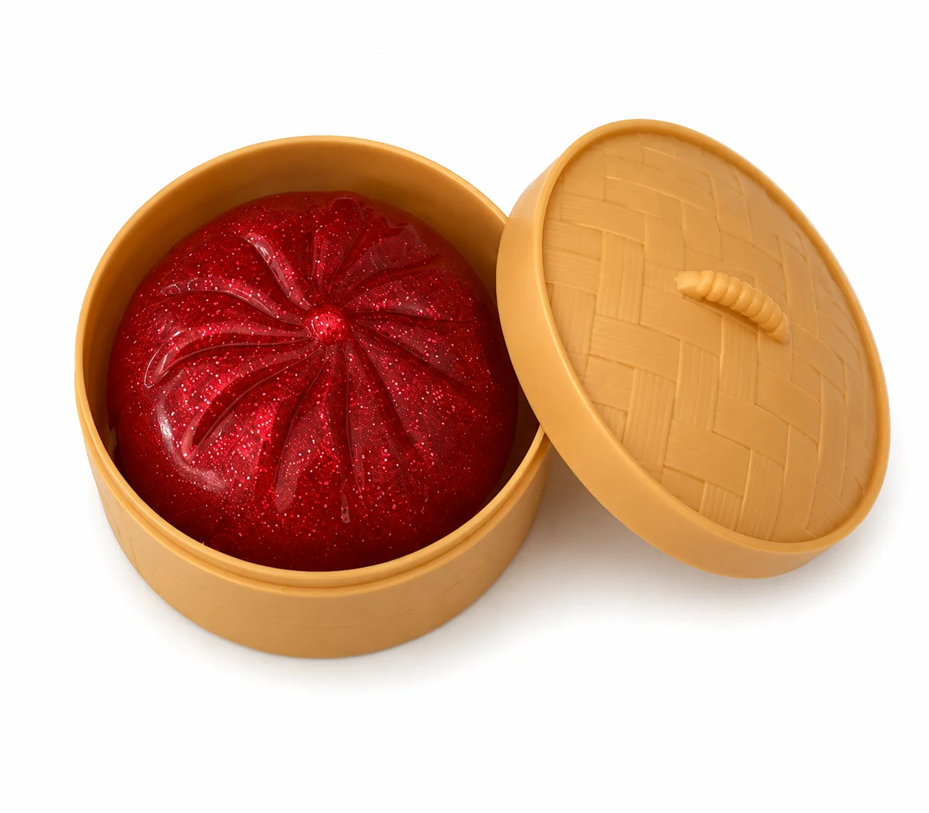 Silicone Feel Bun Dumpling Squishy Toy 8CM Sold Individually